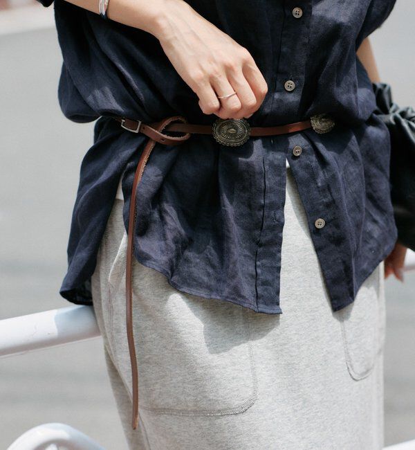  「コンチョベルト」|ベルト|ブラウン