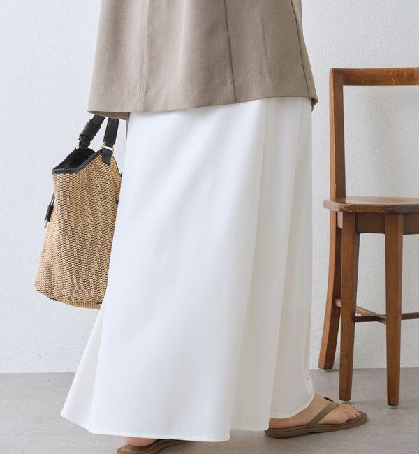  「【接触冷感/紫外線防止/セットアップ可/2サイズ展開】カットバイアススカート」|スカート|