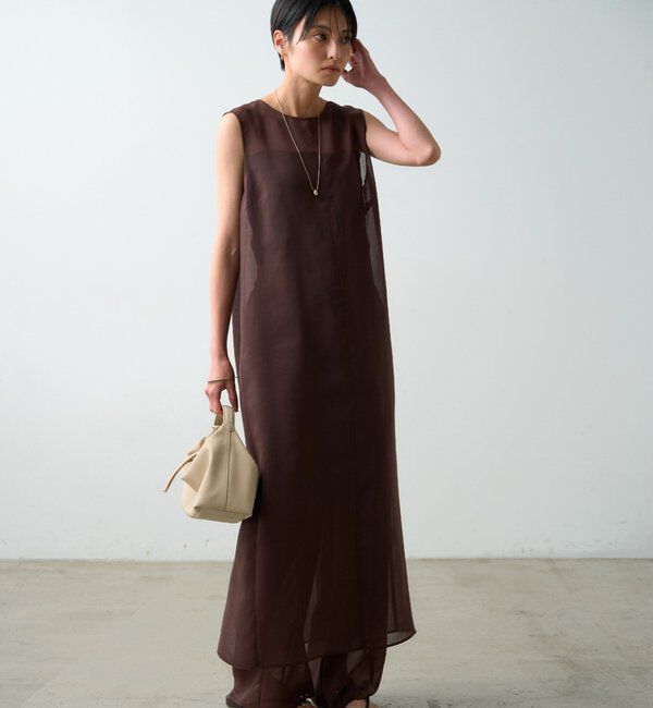  「【JAPAN MADE】シアーノースリワンピース」|ワンピース|