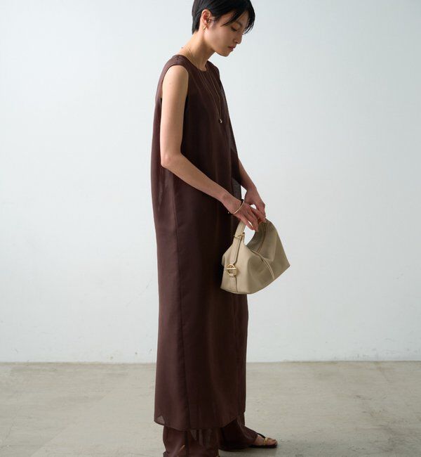  「【JAPAN MADE】シアーノースリワンピース」|ワンピース|