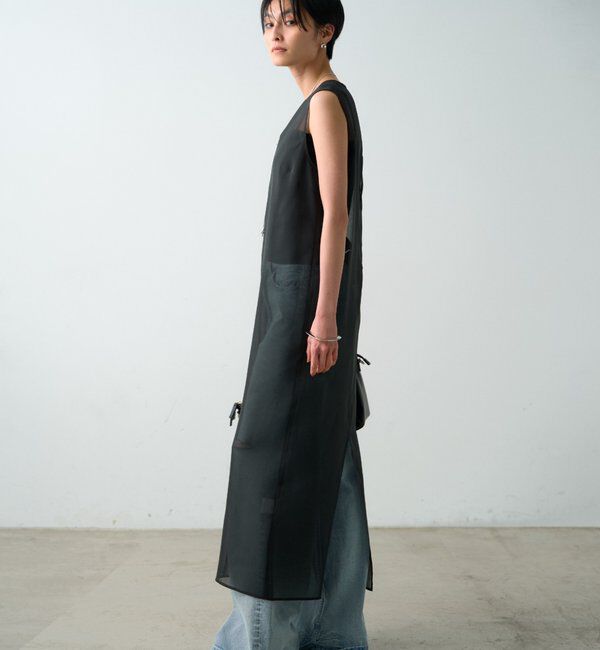  「【JAPAN MADE】シアーノースリワンピース」|ワンピース|