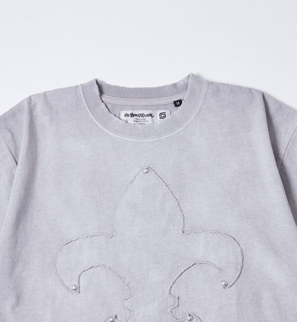  「【Sourcream】ユリ紋章貼り付けTEE」|Tシャツ・カットソー|