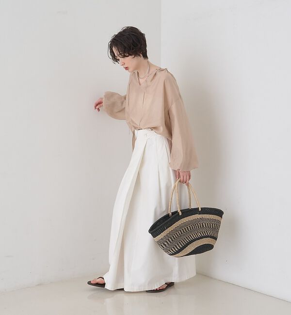 Rouge vif「【The Bagmati/ザ バグマティ】柄カゴバッグ」|かごバッグ|