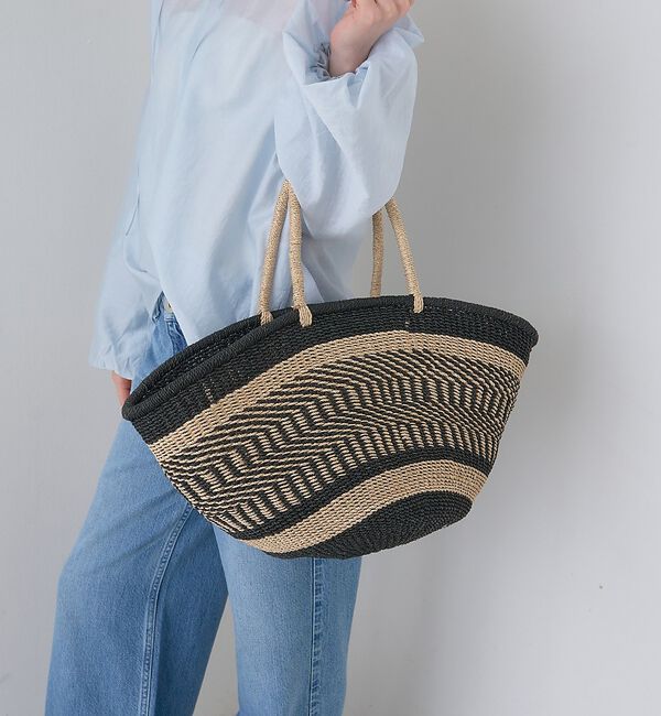 Rouge vif「【The Bagmati/ザ バグマティ】柄カゴバッグ」|かごバッグ|