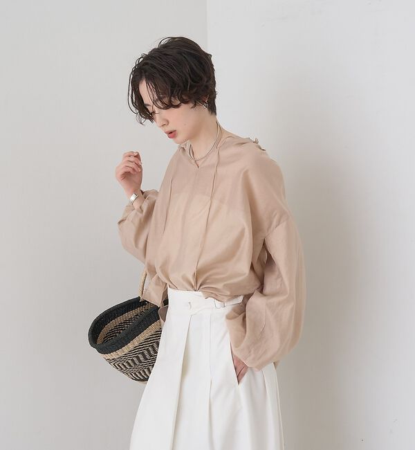 Rouge vif「【The Bagmati/ザ バグマティ】柄カゴバッグ」|かごバッグ|