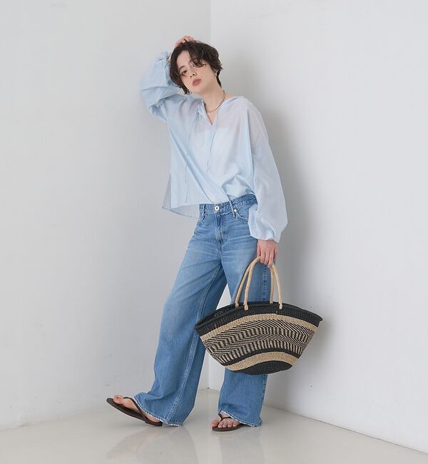 Rouge vif「【The Bagmati/ザ バグマティ】柄カゴバッグ」|かごバッグ|