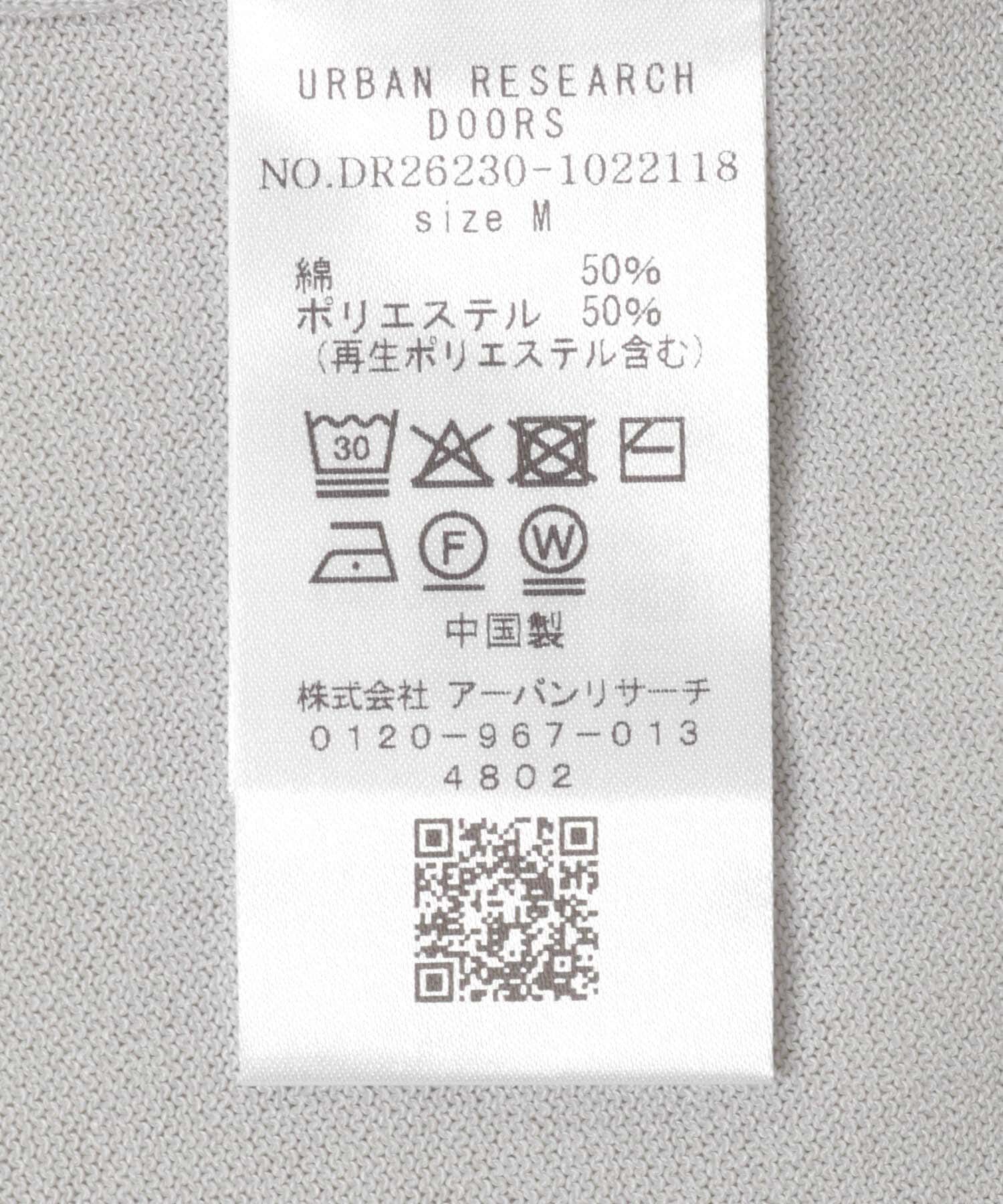 URBAN RESEARCH DOORS「『UR TECH』サマシェア クルーネックニット」|ニット・セーター|