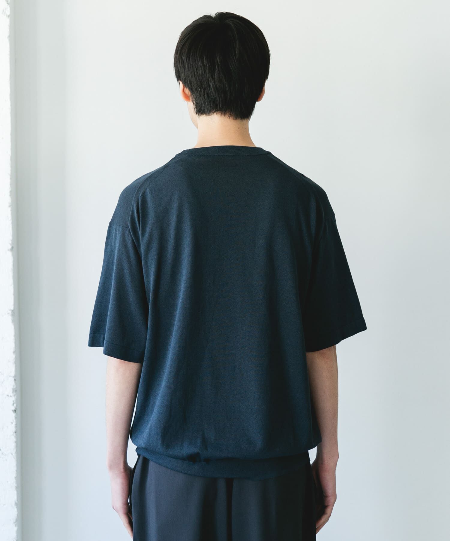 URBAN RESEARCH DOORS「『UR TECH』サマシェア クルーネックニット」|ニット・セーター|