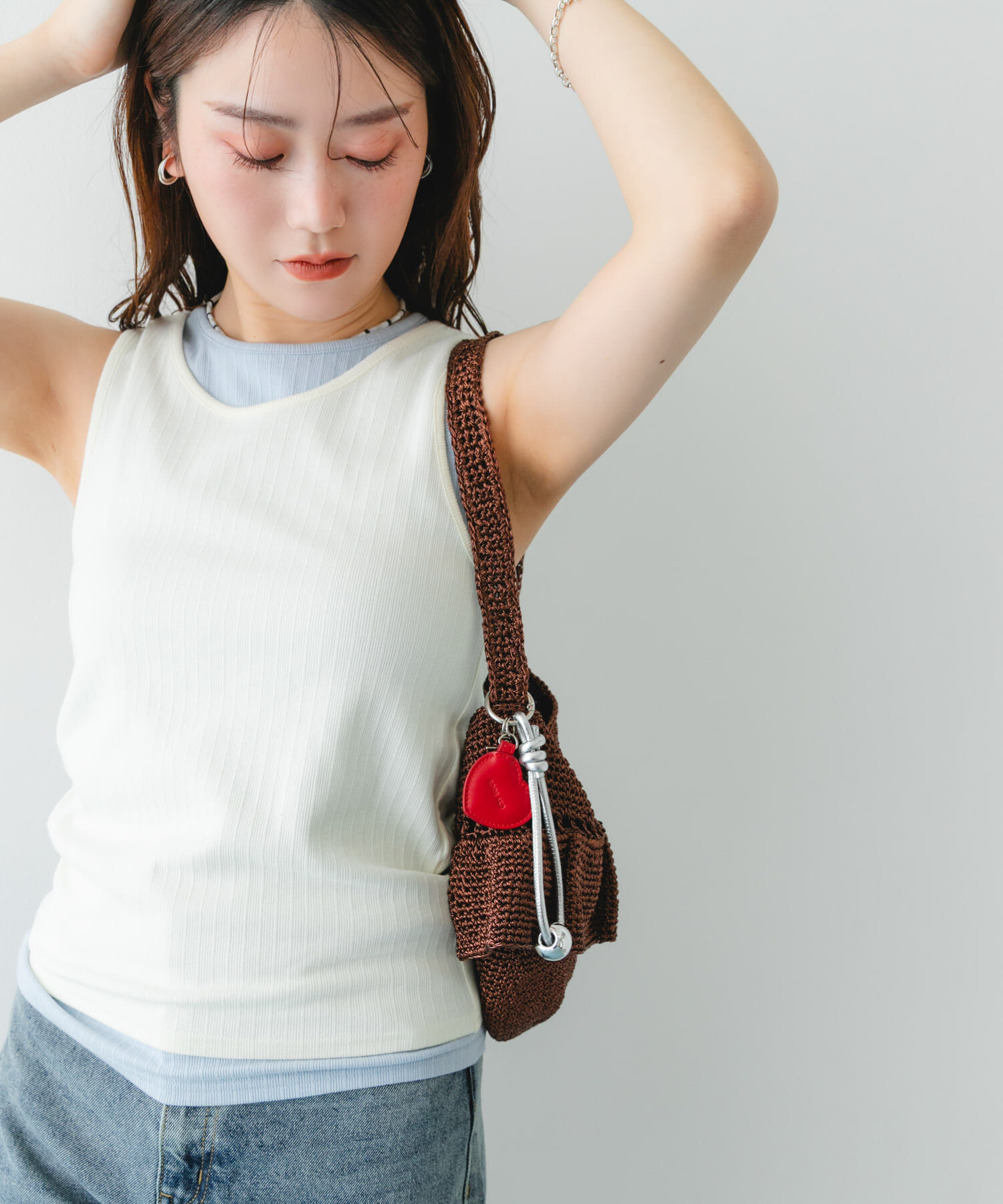 RODE SKO「ハートレザーストラップチャーム」|モバイルケース|