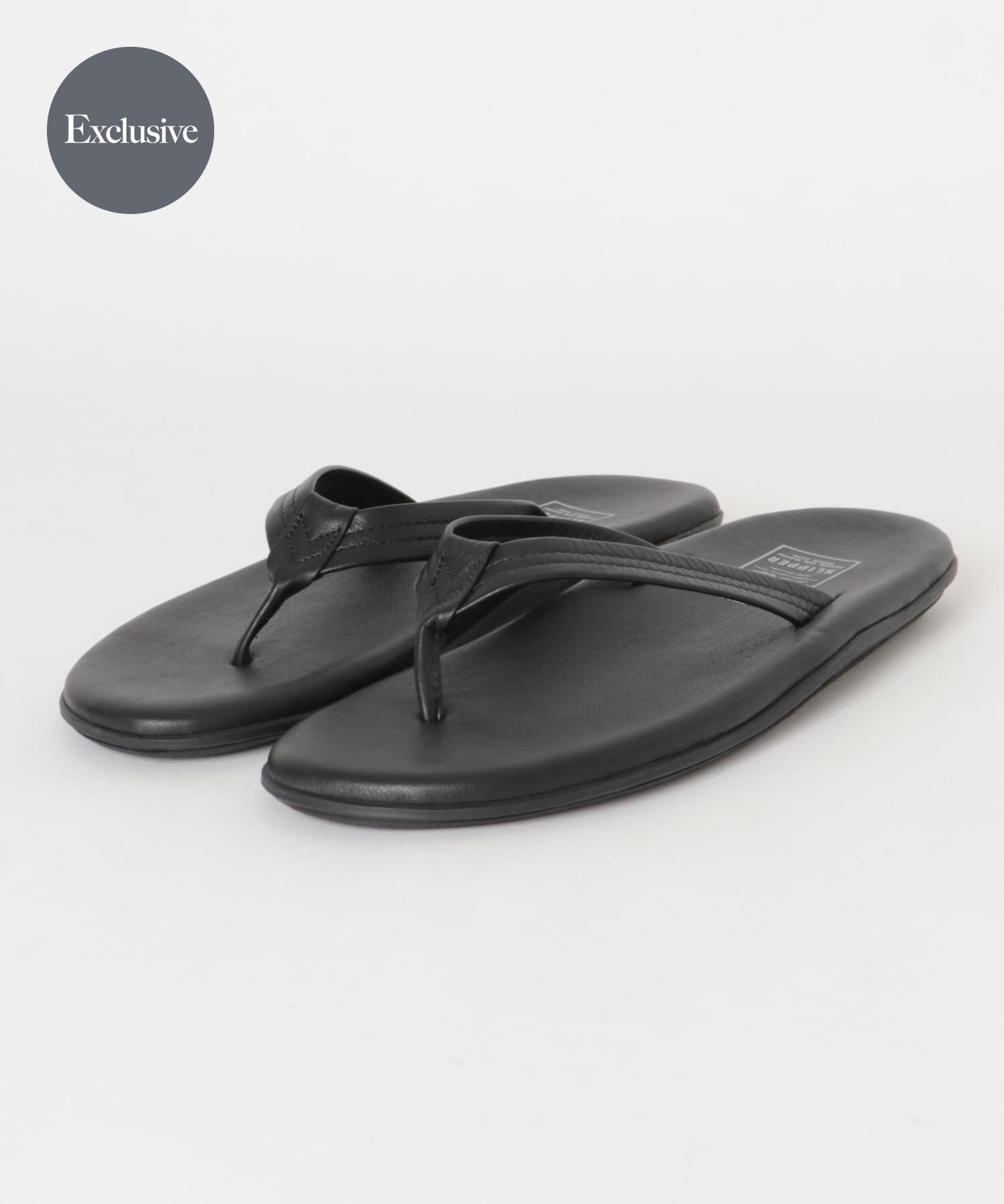 URBAN RESEARCH「『別注』ISLAND SLIPPER&times;URBAN RESEARCH　ナローストラップサンダル」|サンダル|ブラック