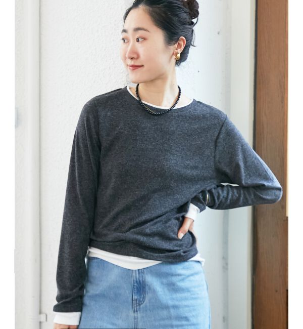  「レイヤードライクカットソー」|Tシャツ・カットソー|
