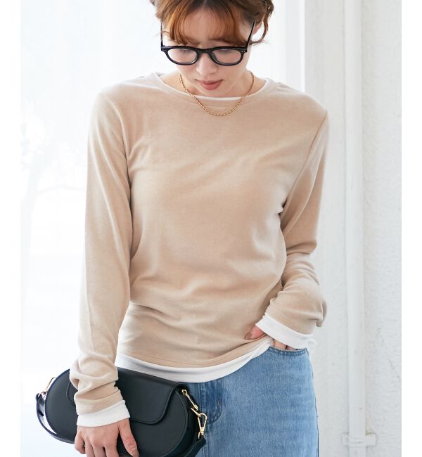  「レイヤードライクカットソー」|Tシャツ・カットソー|
