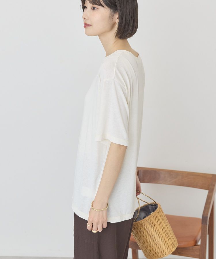 AMERICAN HOLIC「【マルチ機能】配色ステッチルーズTシャツ」|Tシャツ・カットソー|