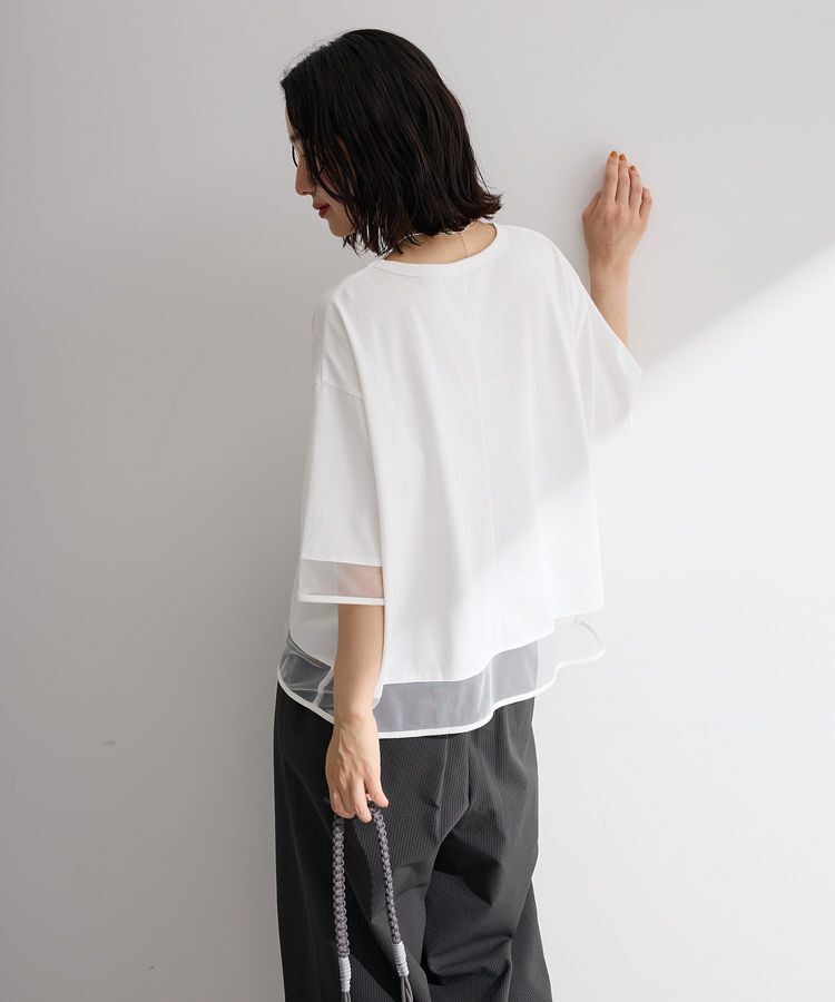 Green Parks「【適ON】遮熱チュールドッキングプルオーバー」|Tシャツ・カットソー|
