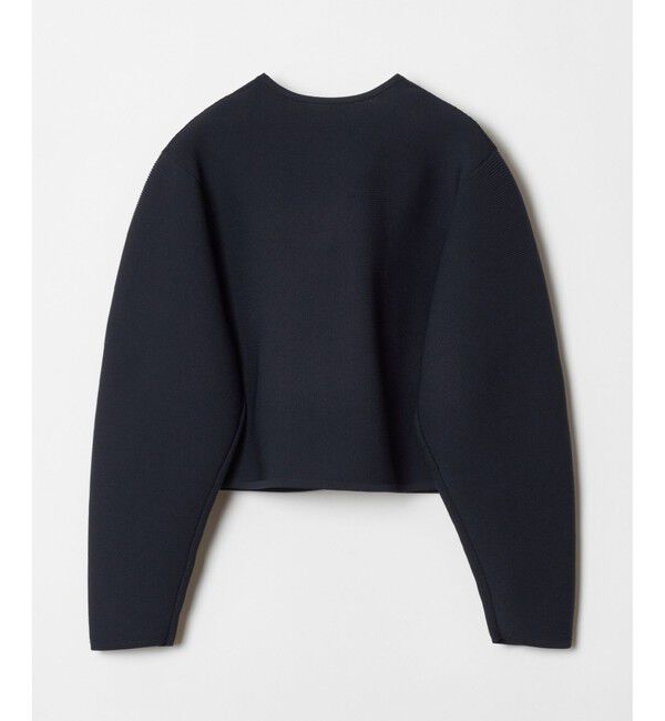 allureville「【セットアップ対応商品】ガーターニットショートジャケット」|ニット・セーター|