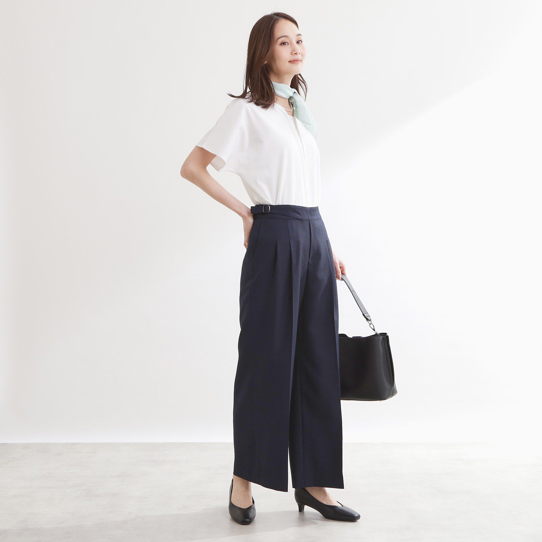 Reflect「【UVカット／接触冷感／吸水速乾】フレアスリーブプルオーバー」|Tシャツ・カットソー|
