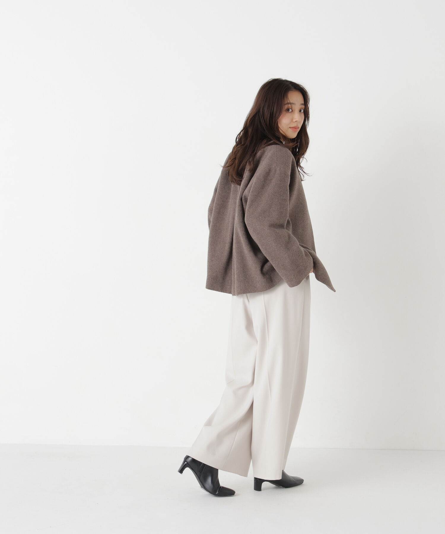  「ダブルベルトワイドパンツ」|その他|