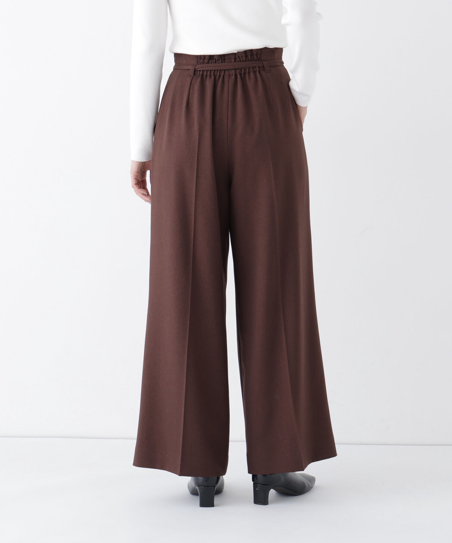  「ダブルベルトワイドパンツ」|その他|
