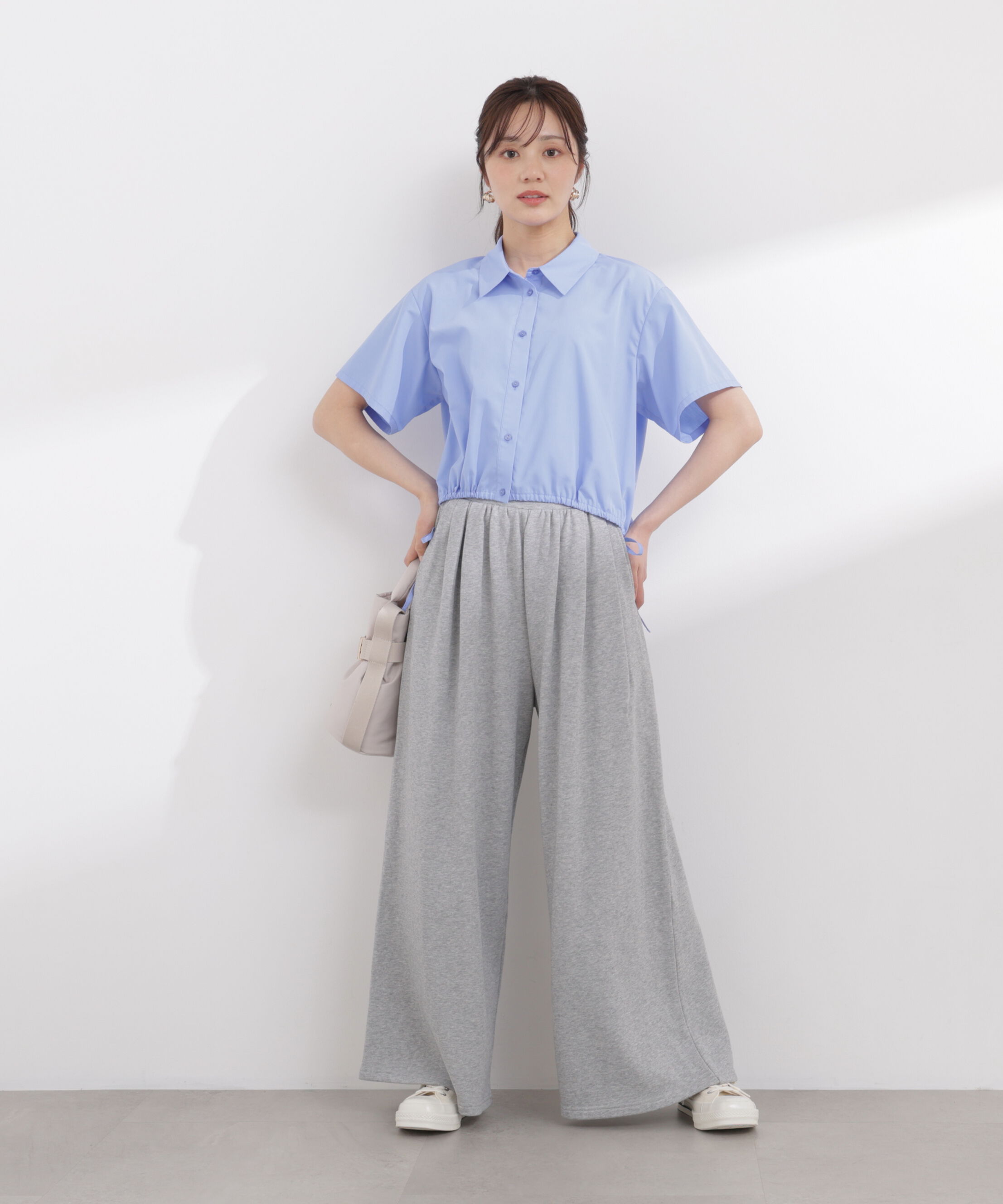 PROPORTION BODY DRESSING「〈EDIT COLOGNE〉ドロスト半袖シャツ 26SS」|シャツ・ブラウス|