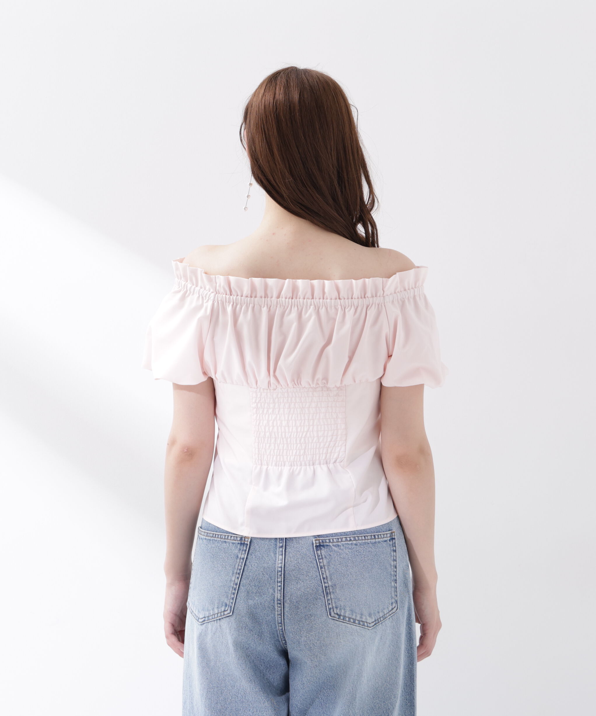 PROPORTION BODY DRESSING「コラボオフショルリボンブラウス」|シャツ・ブラウス|