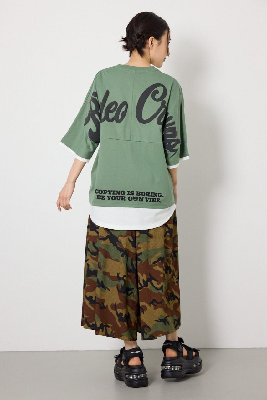 RODEO CROWNS「フェイクレイヤードロゴトップス」|Tシャツ・カットソー|