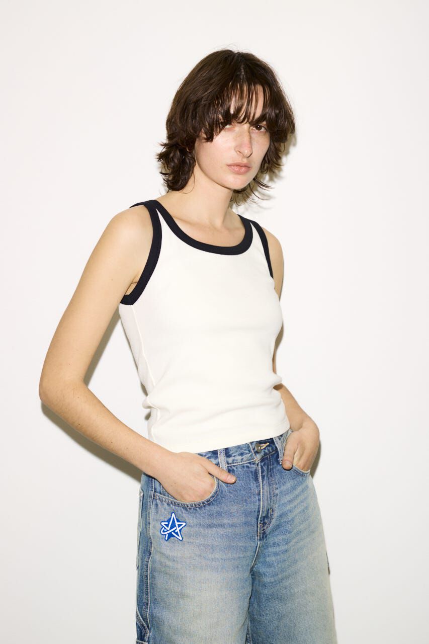 SLY「RINGER タンクトップ」|タンクトップ|O/WHT1