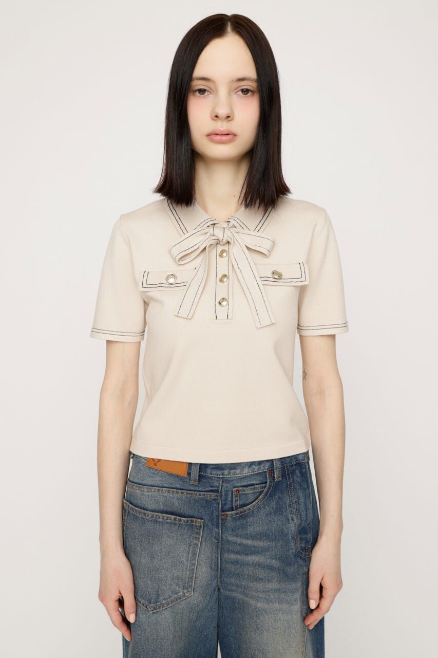 SLY「STICH COMPACT KNIT トップス」|ニット・セーター|