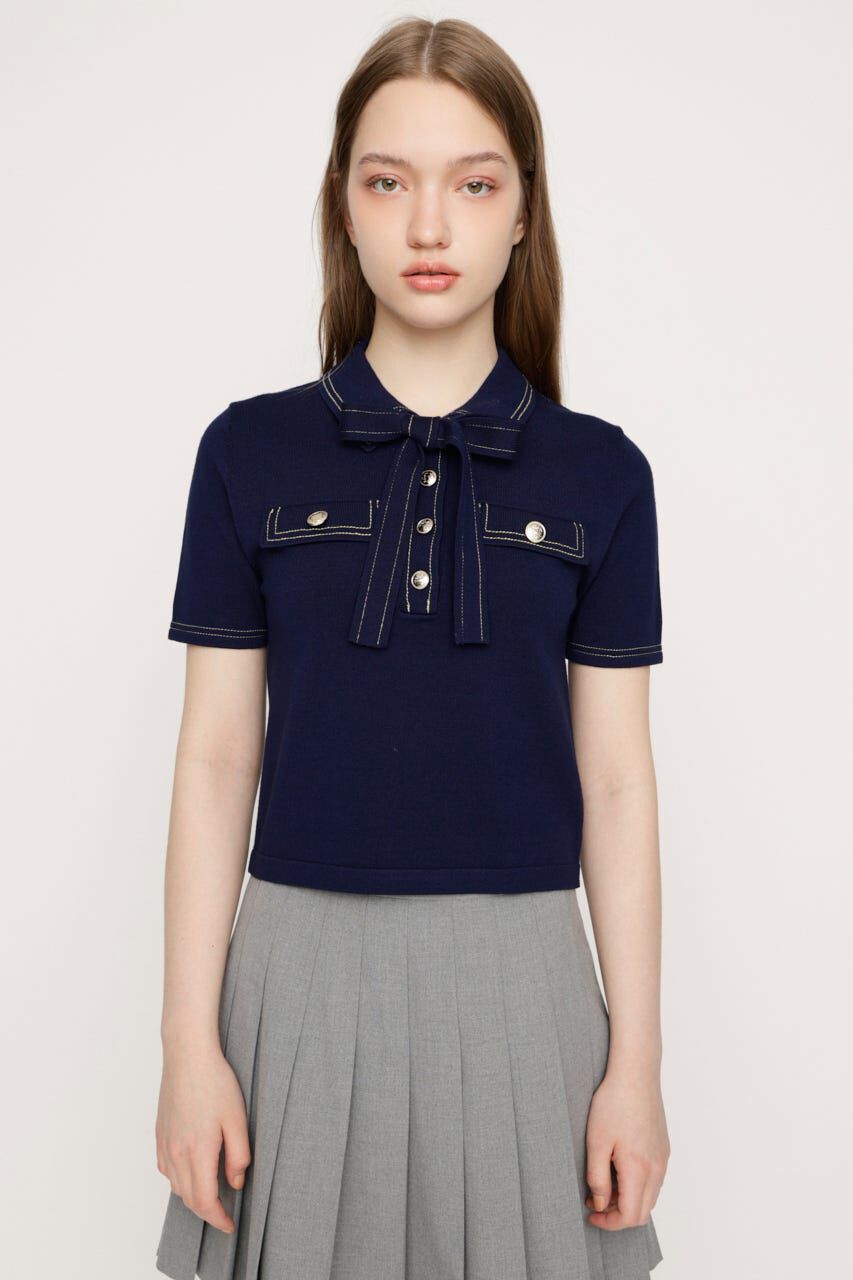 SLY「STICH COMPACT KNIT トップス」|ニット・セーター|