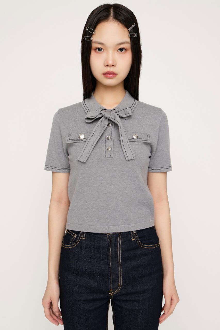 SLY「STICH COMPACT KNIT トップス」|ニット・セーター|