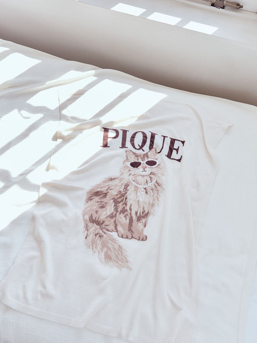 gelato pique「ファッションCATS&DOGSジャガードブランケット」|ブランケット|IVR