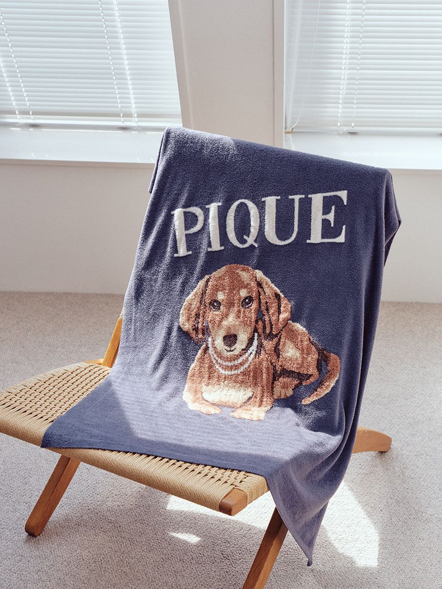 gelato pique「ファッションCATS&DOGSジャガードブランケット」|ブランケット|