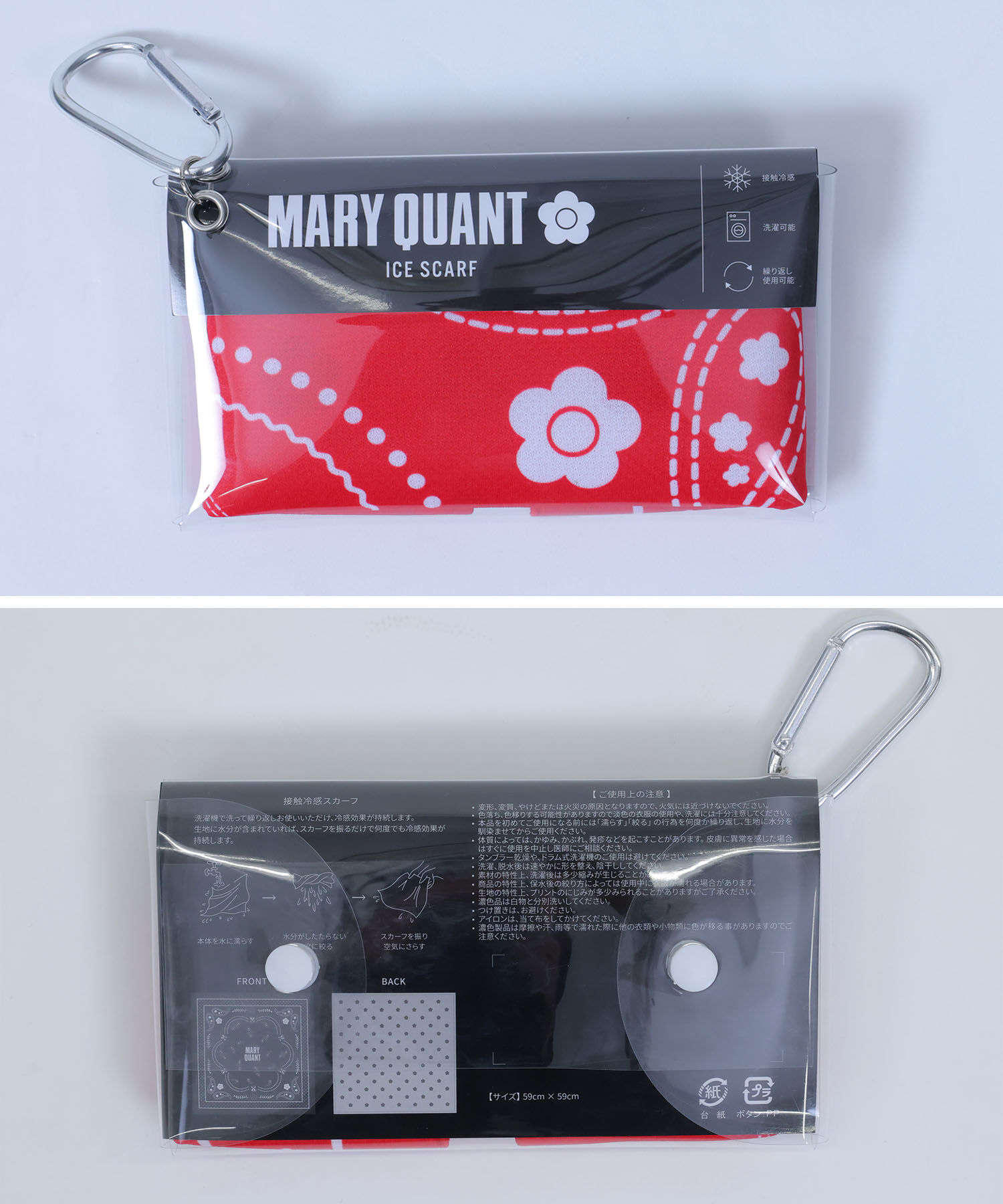 MARY QUANT「バンダナライクアイス スカーフ」|バンダナ・スカーフ|