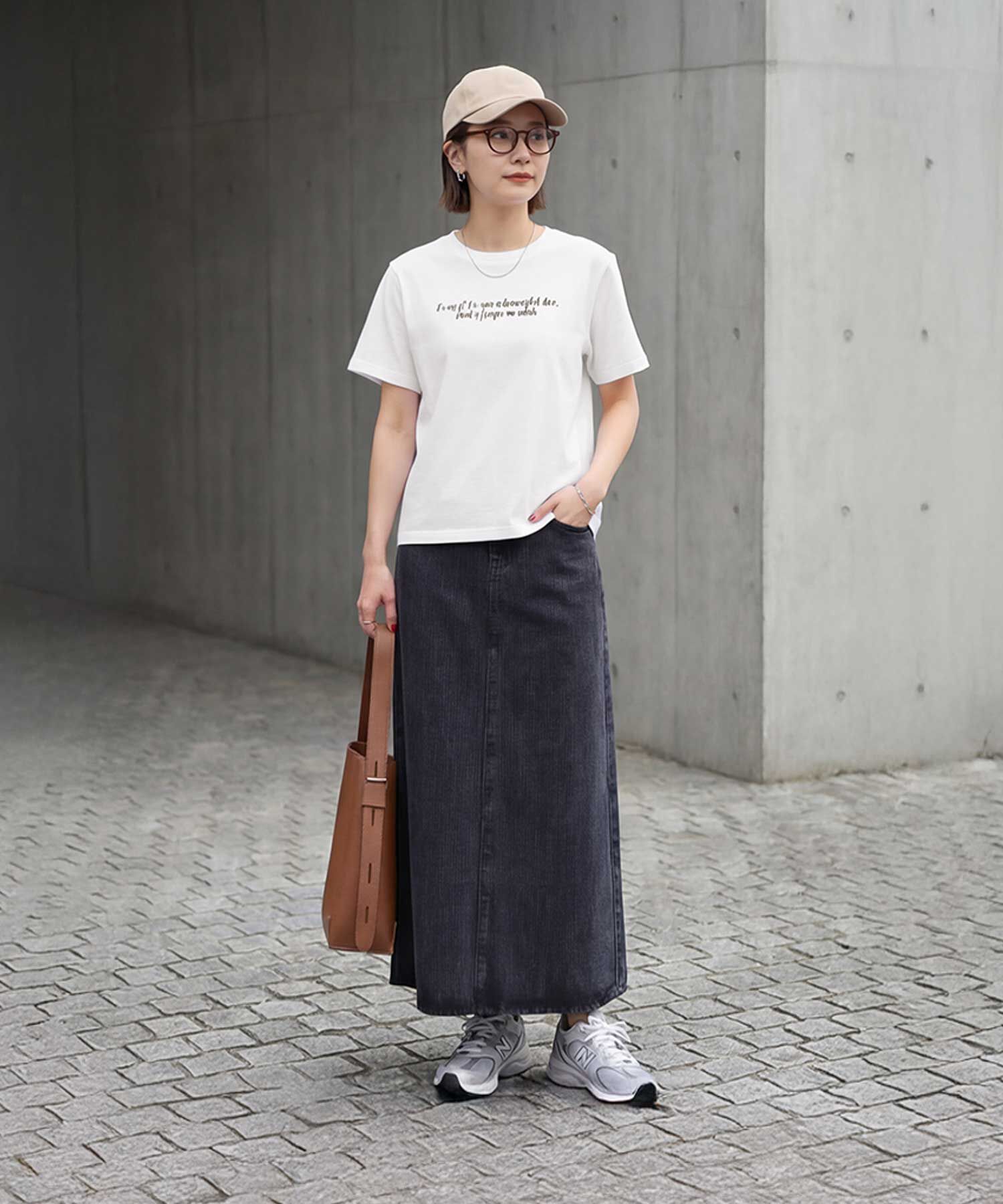 STYLE DELI「スモールメッセージロゴTシャツ」|Tシャツ・カットソー|