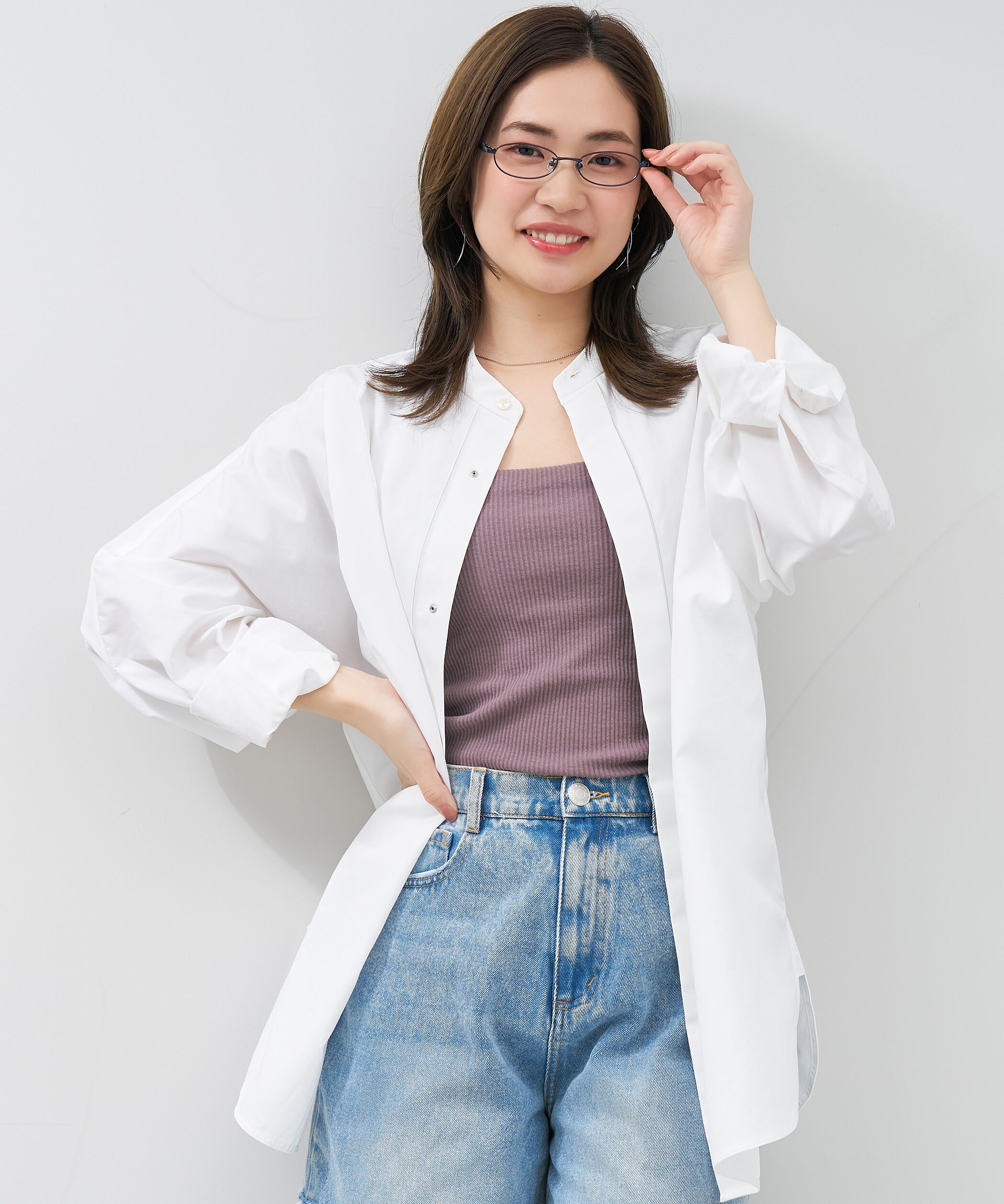 「【アウトレット価格】オーバル型 メガネ｜メタル&times;プラスチック ドット柄 水玉 可愛い レンズ交換券付き」|メガネ|