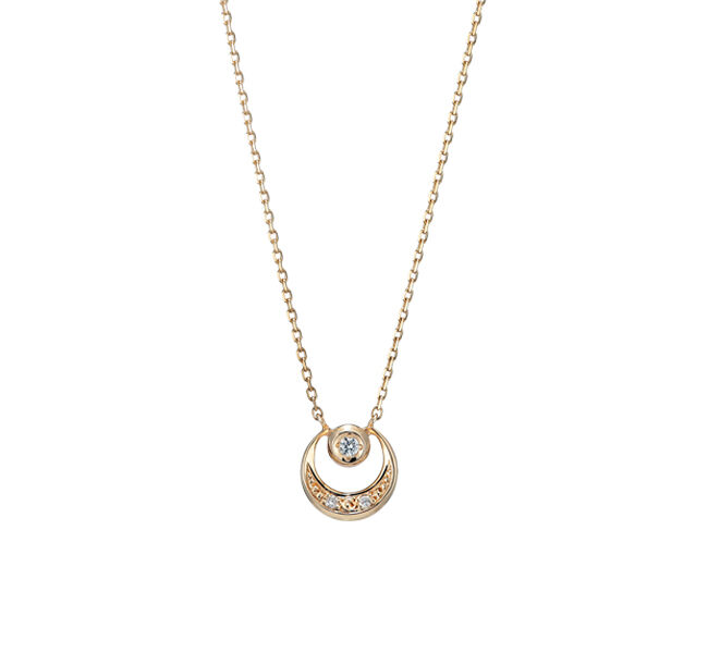 STAR JEWELRY「DIAMOND FALL」|ネックレス|イエローゴールド