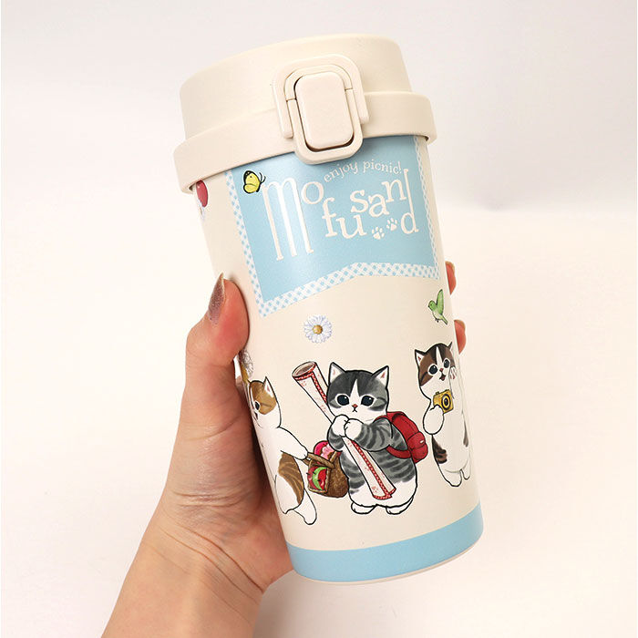 BACKYARD FAMILY「ステンレス ワンプッシュタンブラー 通販 保温 保冷 キャラクター 370ml 水筒 おしゃれ」|食器・キッチングッズ|