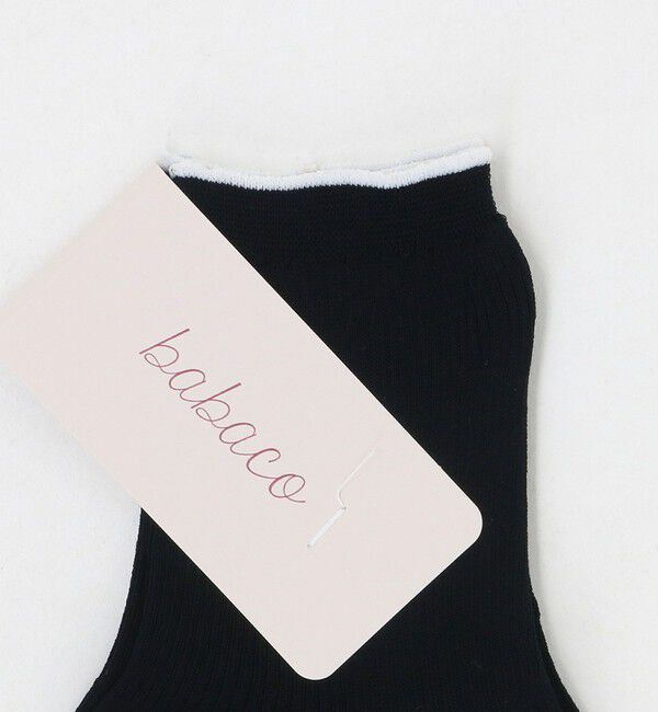 UNITED ARROWS「＜babaco＞CTN リブ ソックス」|ソックス|