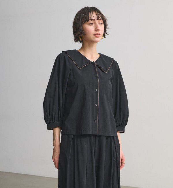 UNITED ARROWS「ビック カラー ブラウス ‐はっ水 ウォッシャブル‐」|シャツ・ブラウス|