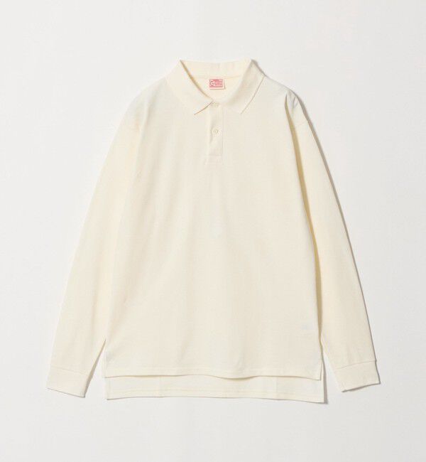 UNITED ARROWS「【別注】＜CONCHON QUINETTE＞ロングスリーブ ポロシャツ」|ポロシャツ|OFF WHITE