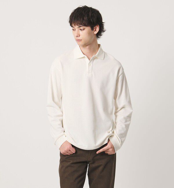 UNITED ARROWS「【別注】＜CONCHON QUINETTE＞ロングスリーブ ポロシャツ」|ポロシャツ|