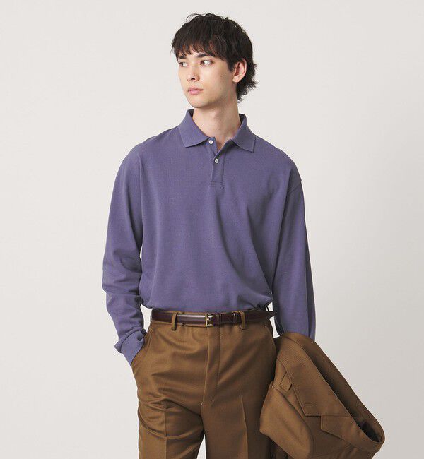 UNITED ARROWS「【別注】＜CONCHON QUINETTE＞ロングスリーブ ポロシャツ」|ポロシャツ|