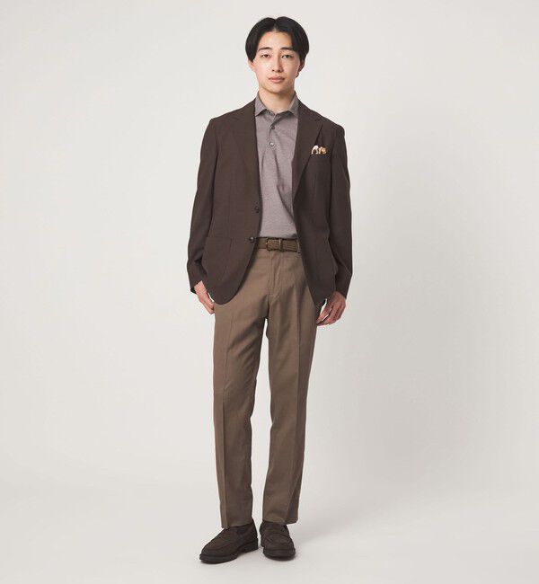 UNITED ARROWS green label relaxing「DUADRY clean バーズアイ カッタウェイ ビズポロ ポロシャツ -吸水速乾・抗菌-」|ポロシャツ|