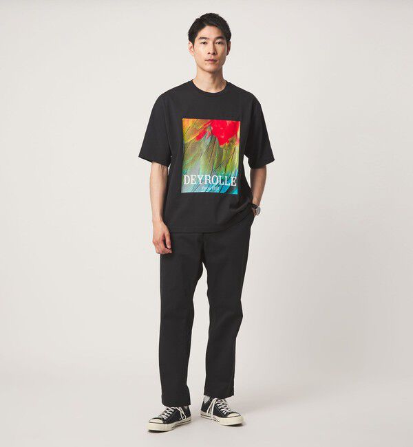 UNITED ARROWS green label relaxing「DEYROLLE GLR プリント クルーネック 半袖 Tシャツ」|Tシャツ・カットソー|