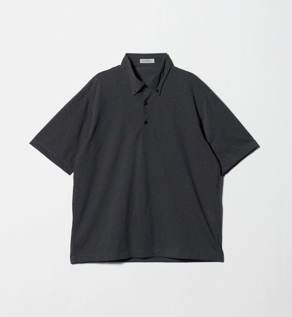 UNITED ARROWS green label relaxing「プライムフレックス ドット メッシュ ボタンダウン ビズポロ ポロシャツ -ストレッチ・吸水速乾・通気性-」|ポロシャツ|