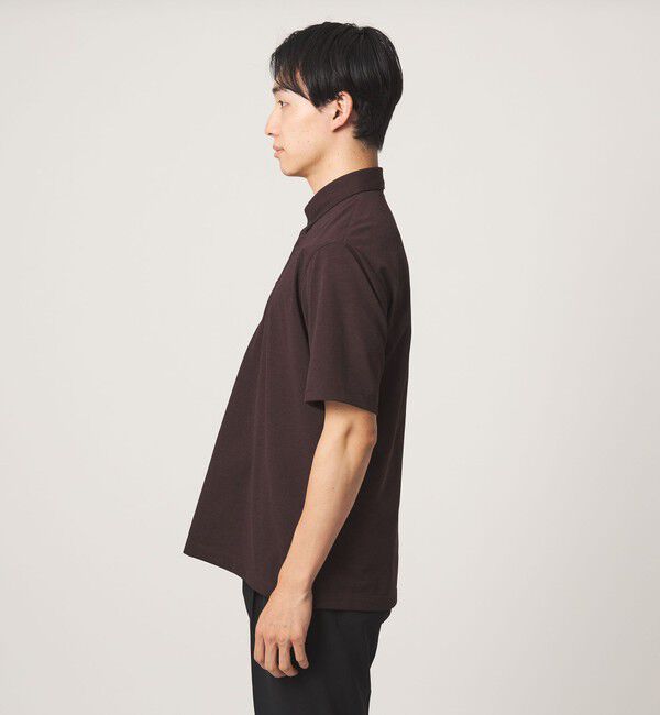 UNITED ARROWS green label relaxing「プライムフレックス ドット メッシュ ボタンダウン ビズポロ ポロシャツ -ストレッチ・吸水速乾・通気性-」|ポロシャツ|