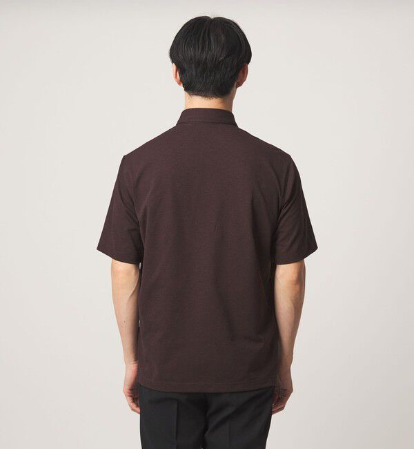 UNITED ARROWS green label relaxing「プライムフレックス ドット メッシュ ボタンダウン ビズポロ ポロシャツ -ストレッチ・吸水速乾・通気性-」|ポロシャツ|