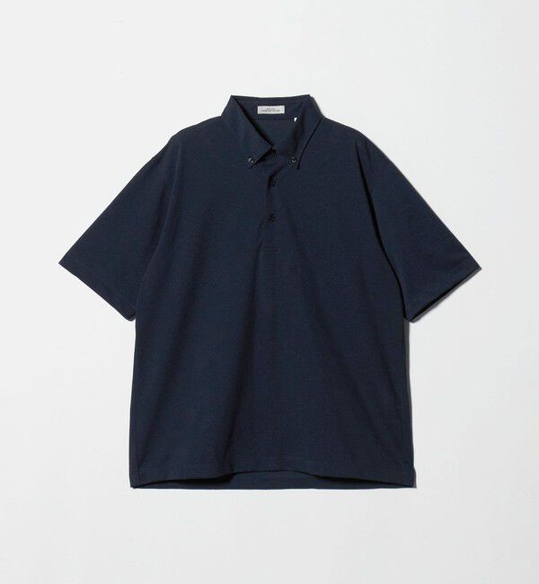 UNITED ARROWS green label relaxing「プライムフレックス ドット メッシュ ボタンダウン ビズポロ ポロシャツ -ストレッチ・吸水速乾・通気性-」|ポロシャツ|