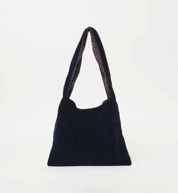 UNITED ARROWS green label relaxing「＜CLANATE＞リバーシル バッグ（無地/チェック）」|ショルダー・メッセンジャー|NAVY