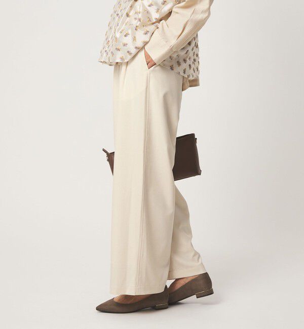 UNITED ARROWS green label relaxing「［size SHORT/TALLあり］オルマイ ツイル ワイド パンツ オフホワイト」|その他|