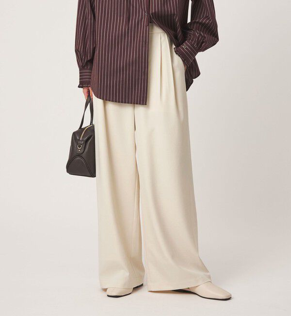 UNITED ARROWS green label relaxing「［size SHORT/TALLあり］オルマイ ツイル ワイド パンツ オフホワイト」|その他|